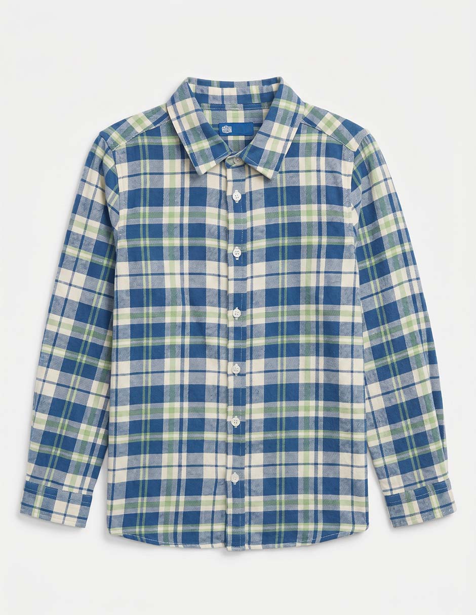Camisa casual manga corta para niño