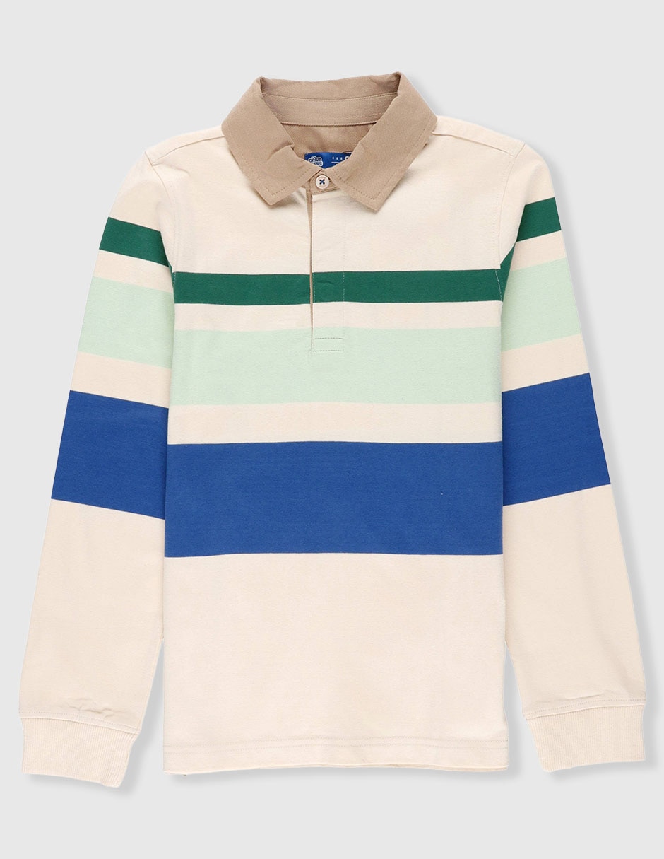 Playera tipo polo de algodón para niño 3