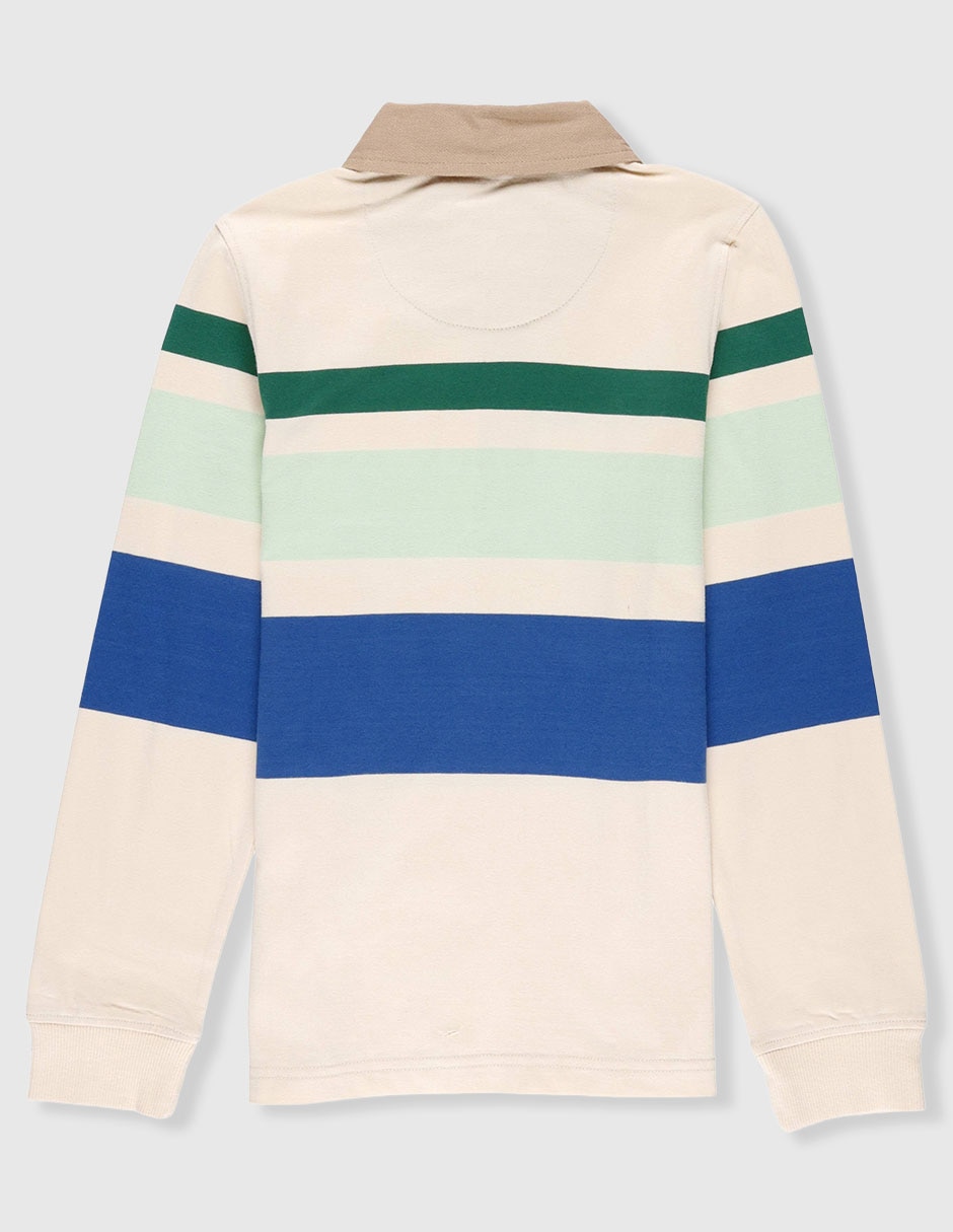 Playera tipo polo de algodón para niño 2