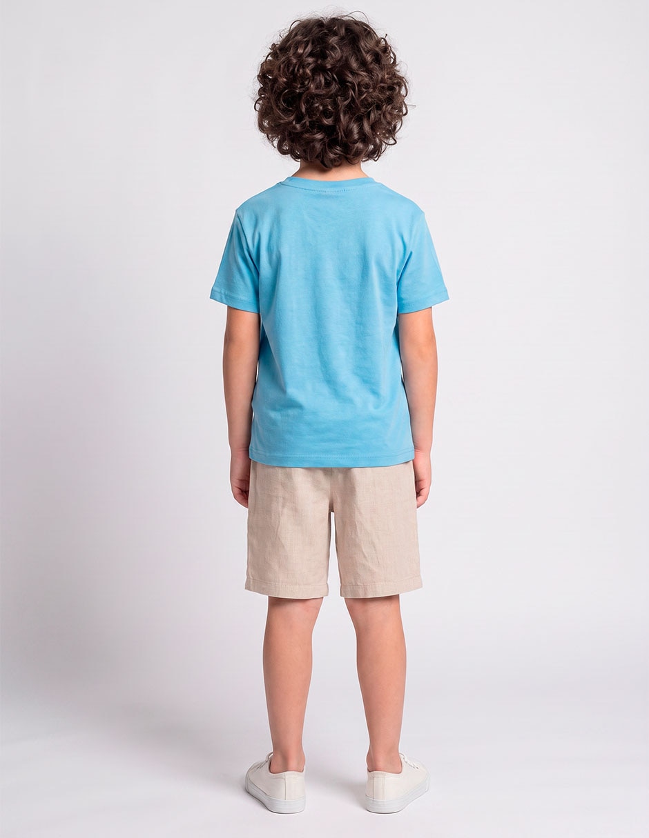 Playera manga corta para niño 2