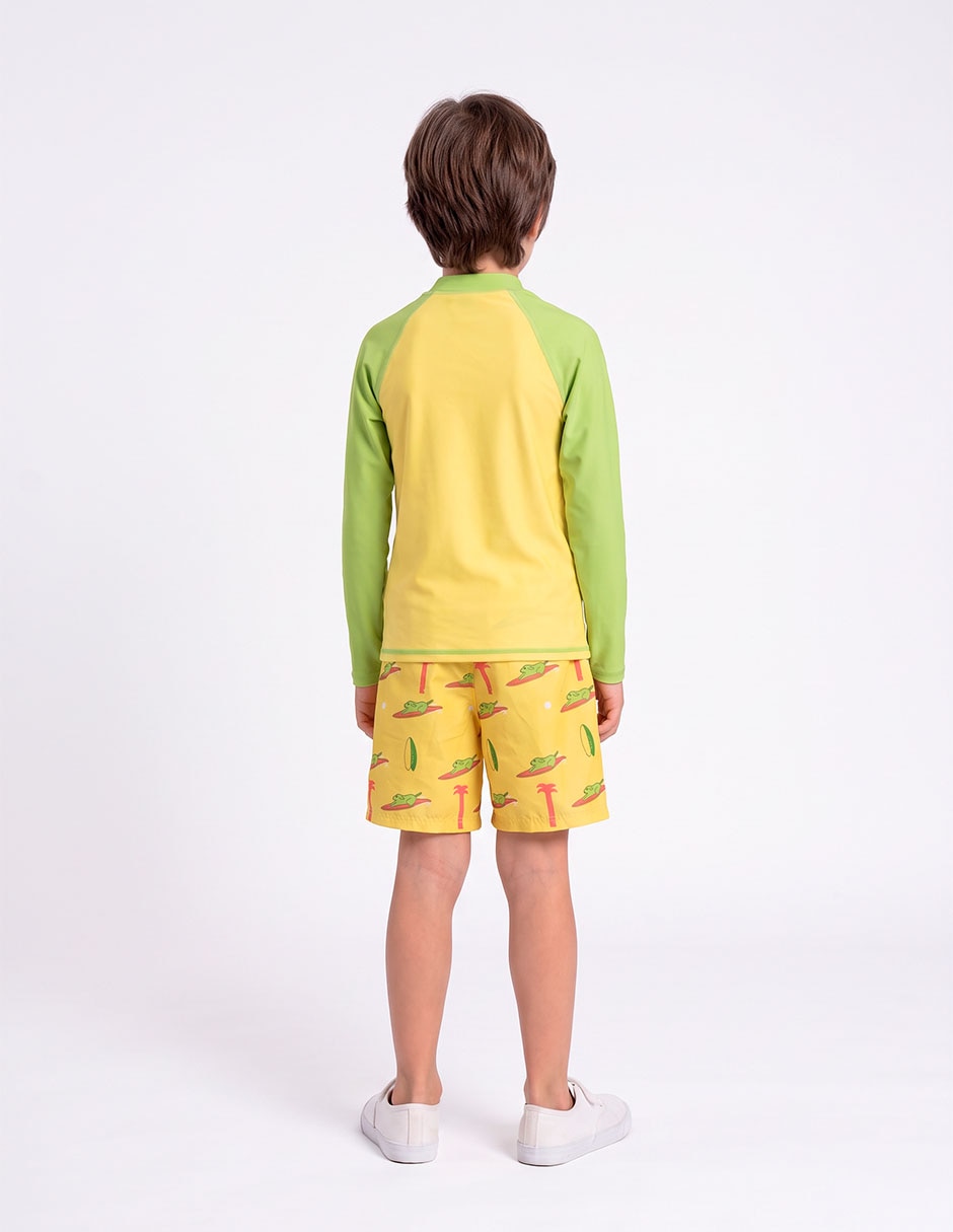 Traje de baño wetshirt para niño 6