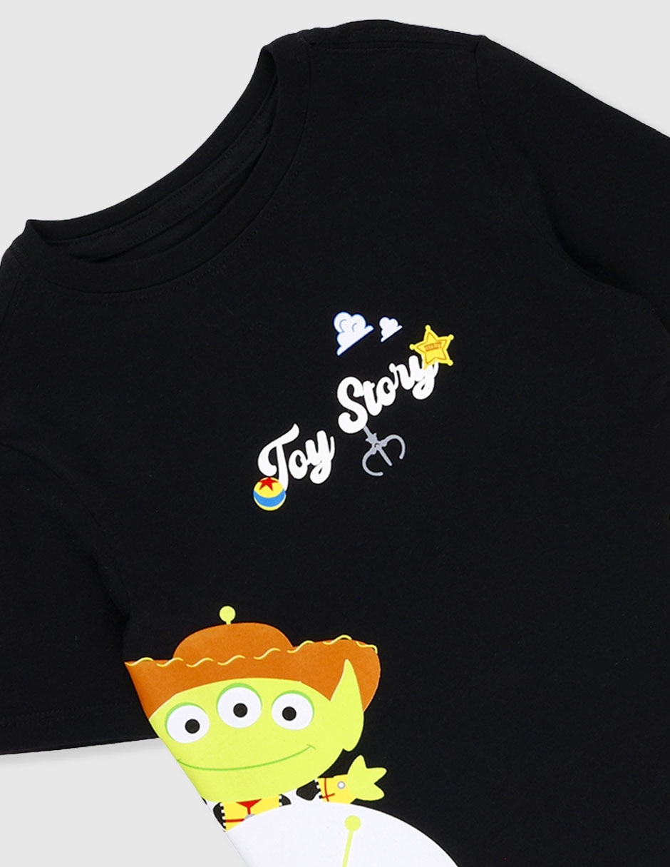 Playera toy story toy story manga corta para niño