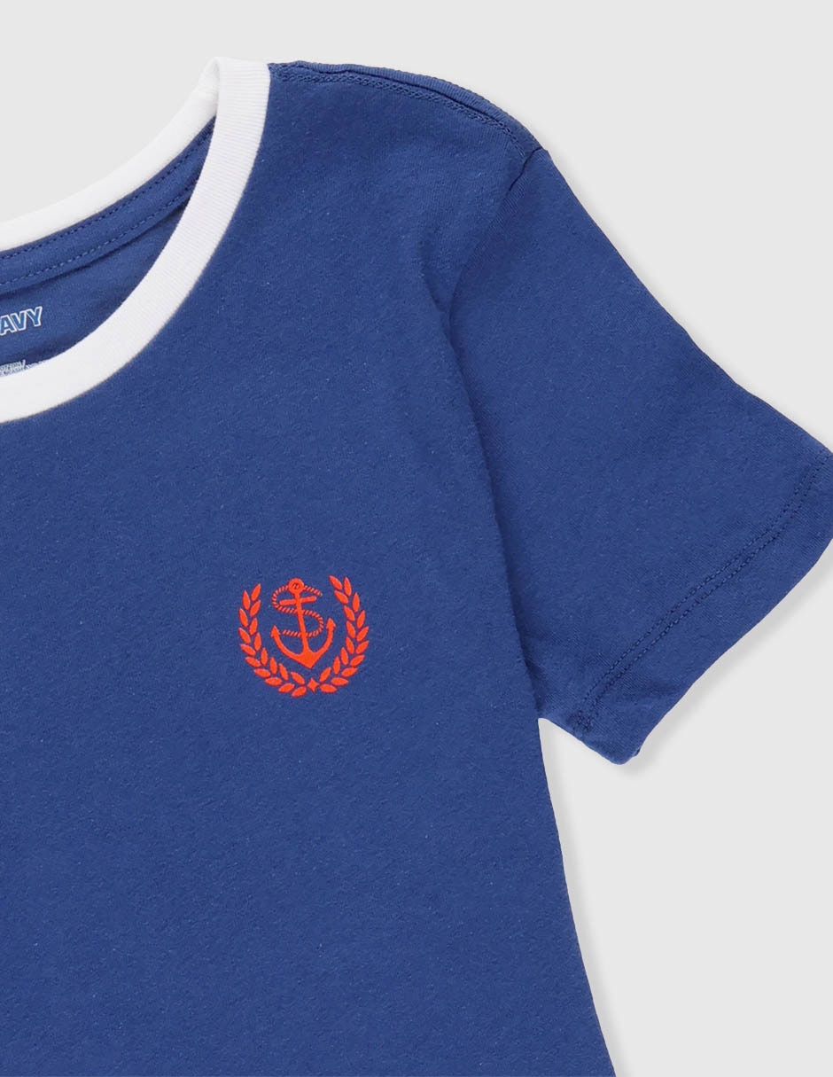 Playera Old Navy manga corta para niño