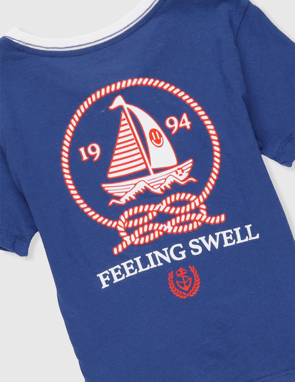 Playera Old Navy manga corta para niño