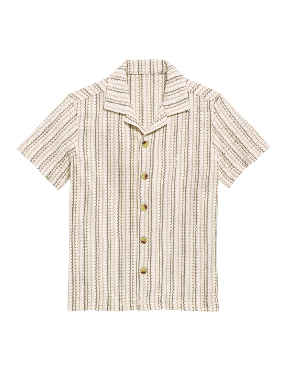 Camisa casual manga corta para niño Camisa casual manga corta para niño