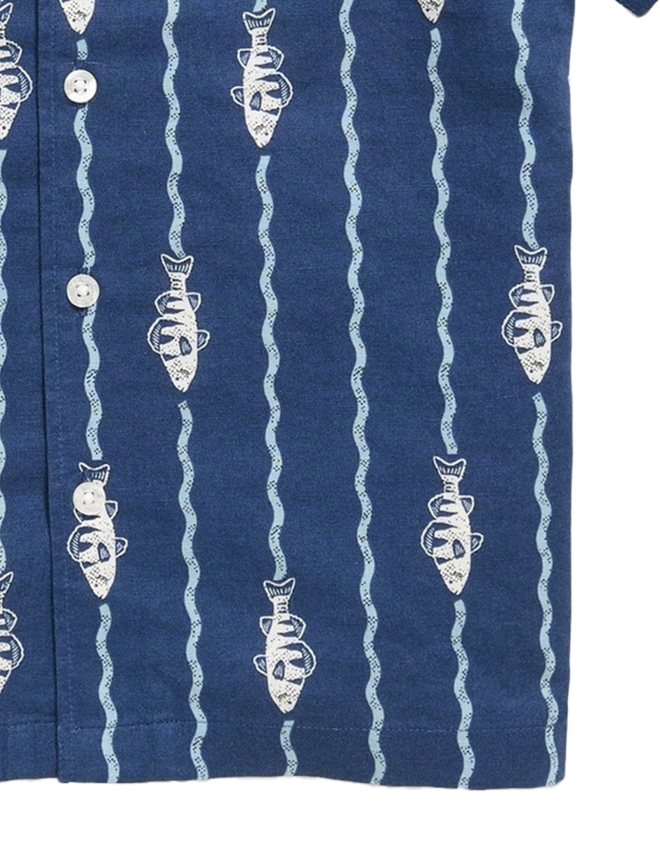Camisa casual old navy de algodón manga corta para niño