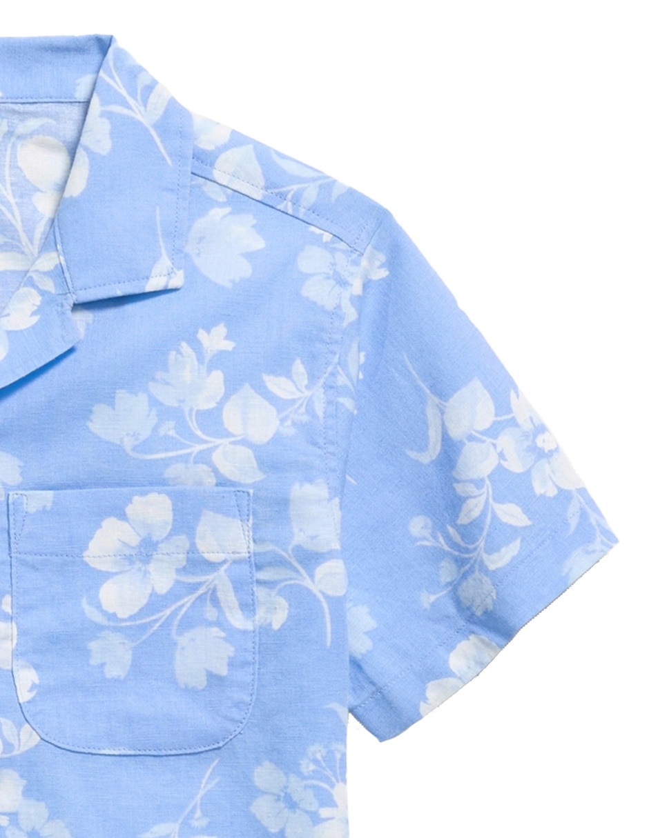 Camisa casual old navy de algodón manga corta para niño