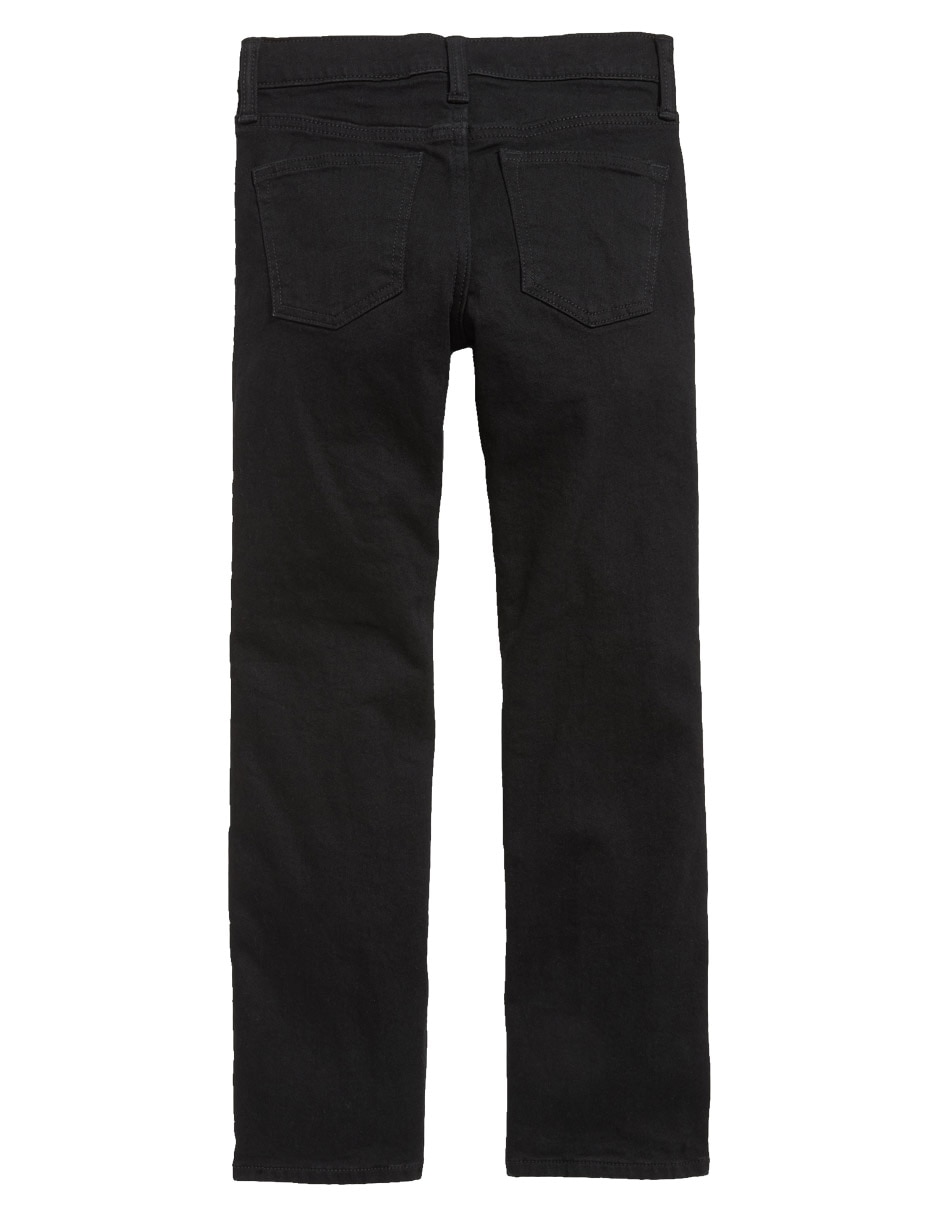 Jeans straight Old Navy lavado obscuro para niño