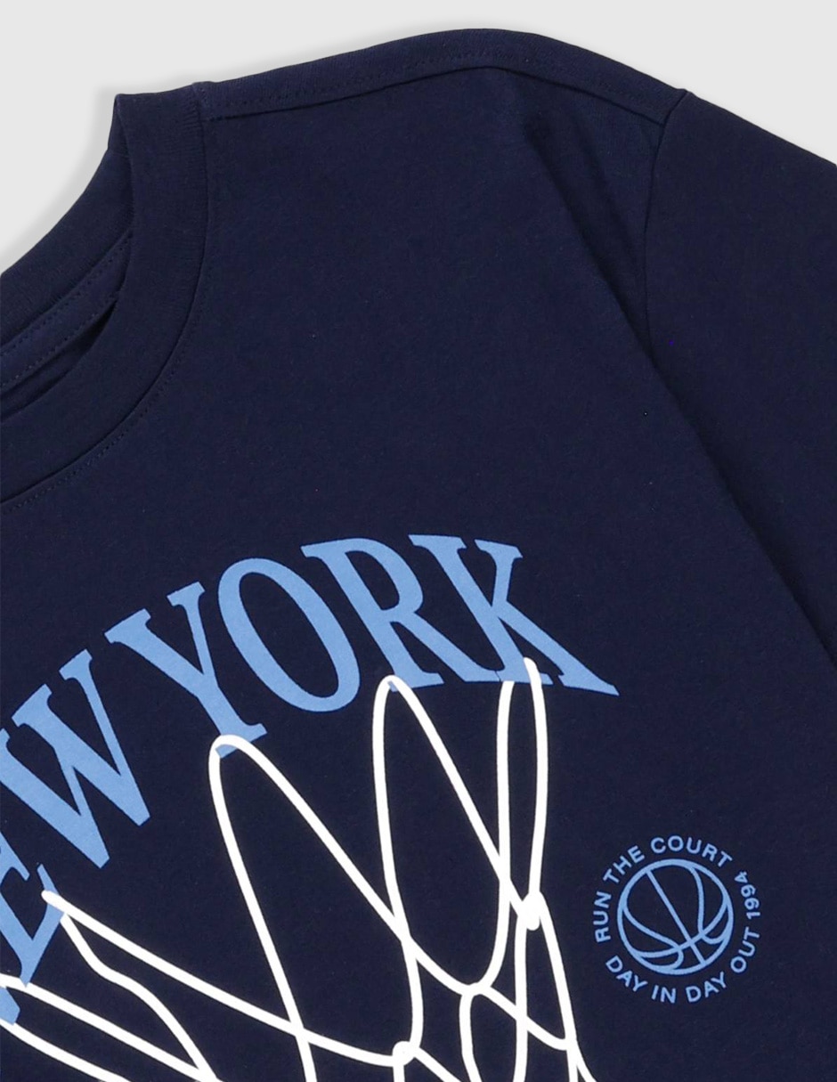 Playera Old Navy manga regular para niño