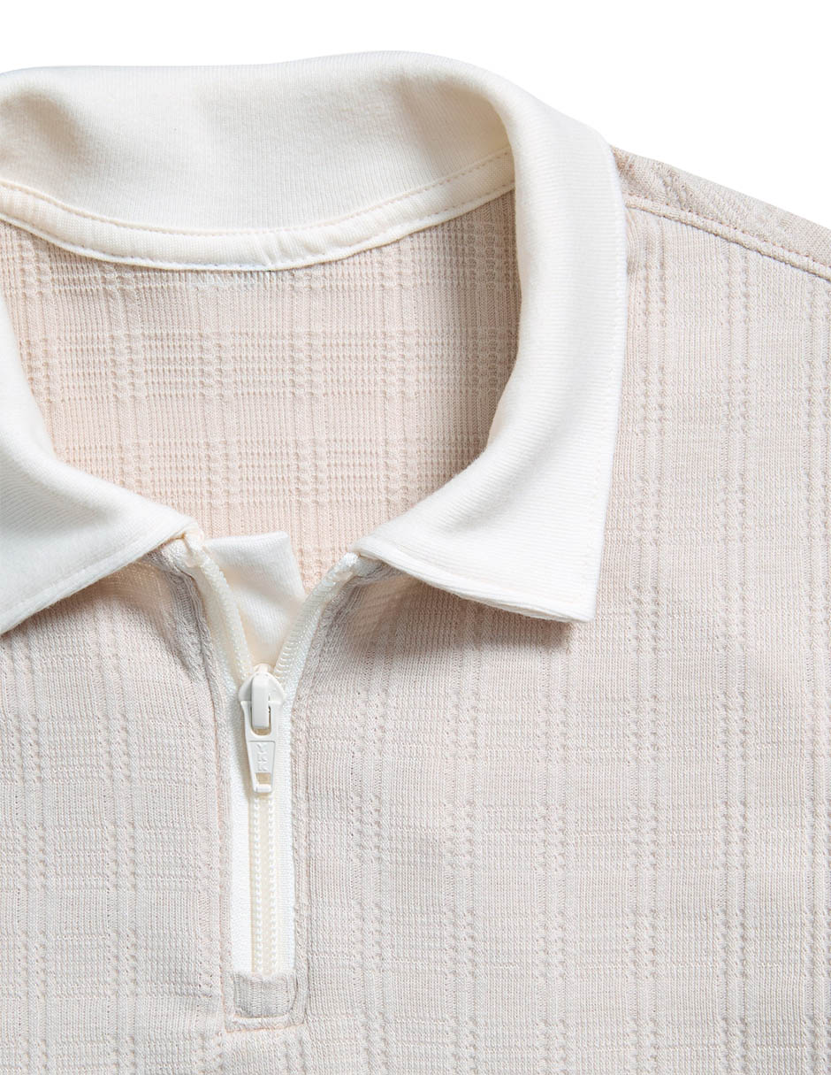 Playera tipo polo de algodón para niño 3