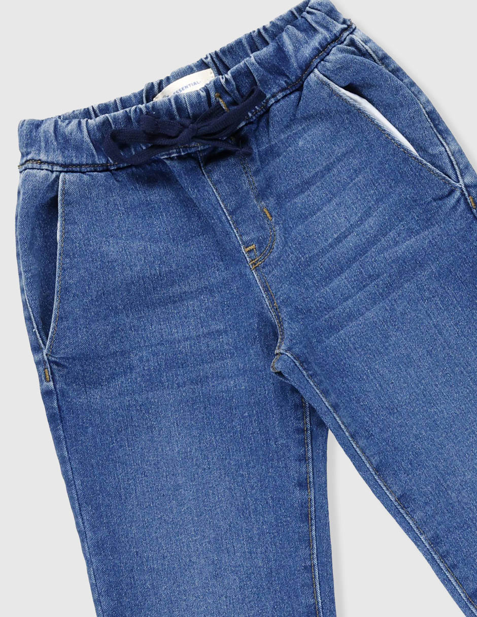 Jeans slim 365 Essential deslavado para niño