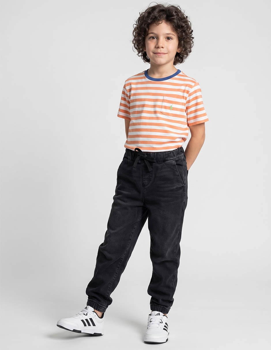 Jeans slim deslavado para niño Jeans slim deslavado para niño