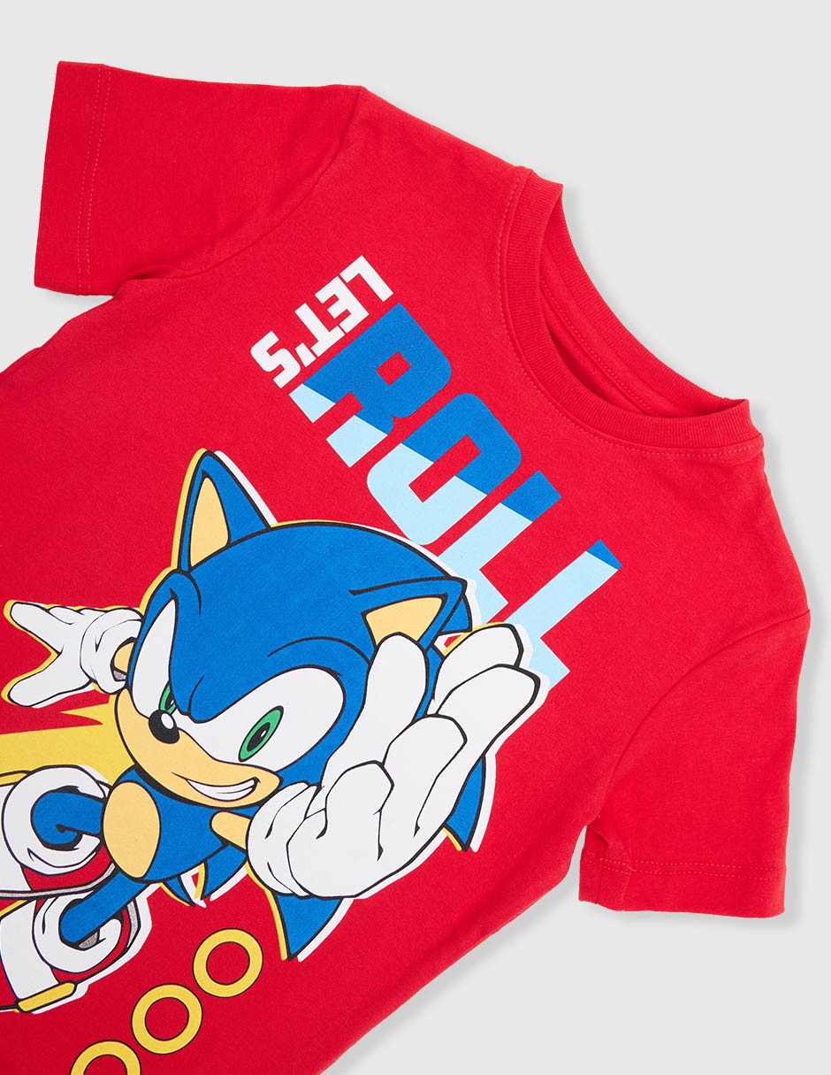 Playera Sonic Sonic manga corta para niño