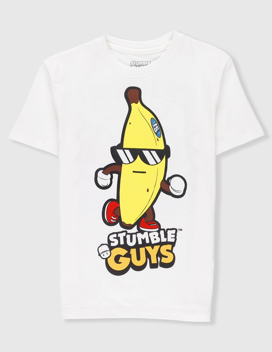 Playera Stumble Guys manga corta para niño