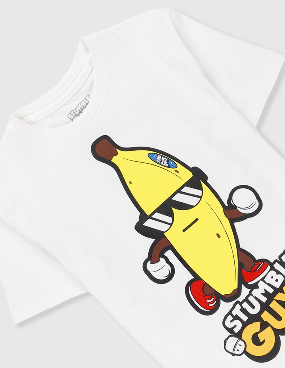 Playera Stumble Guys manga corta para niño