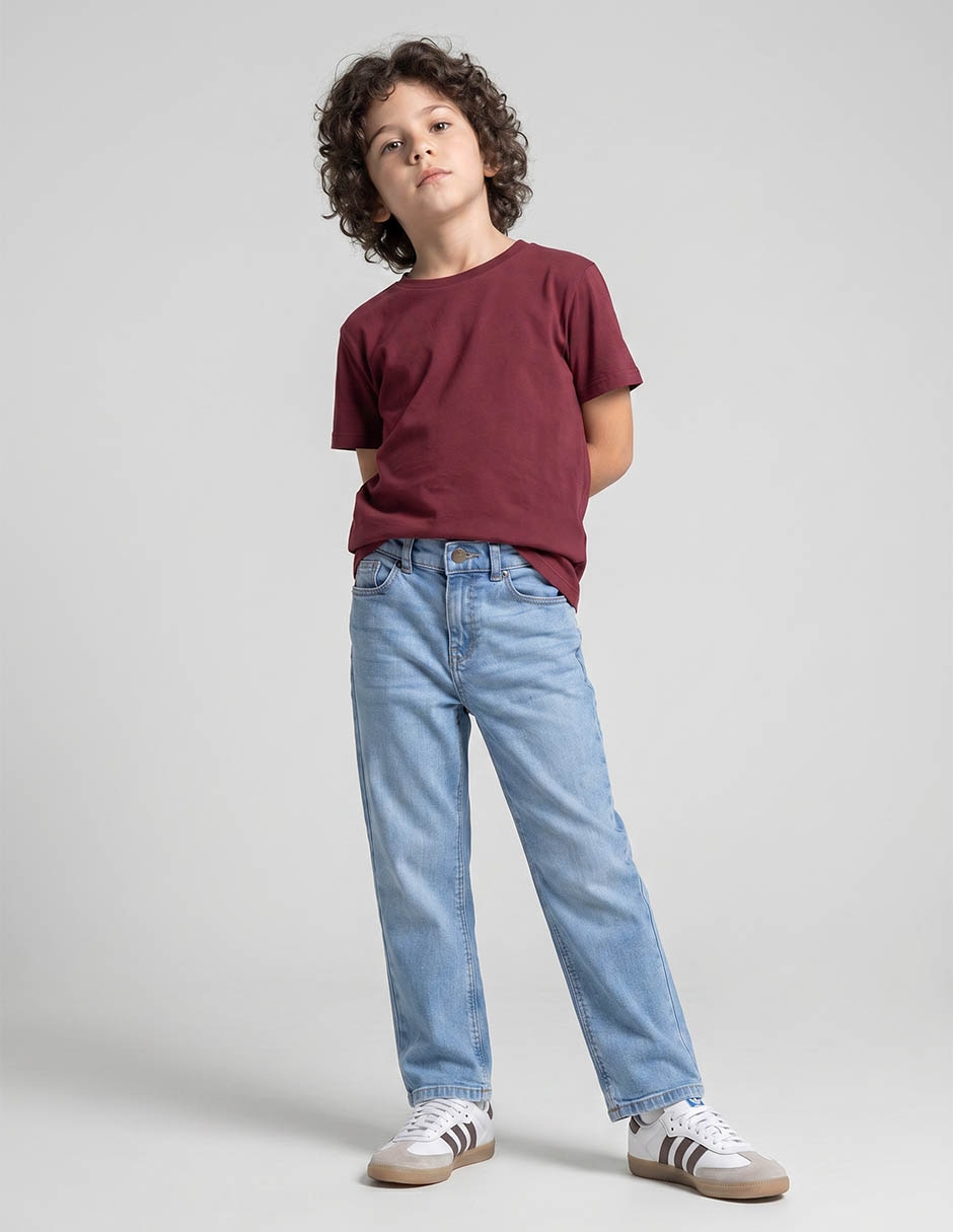 Jeans straight para niño