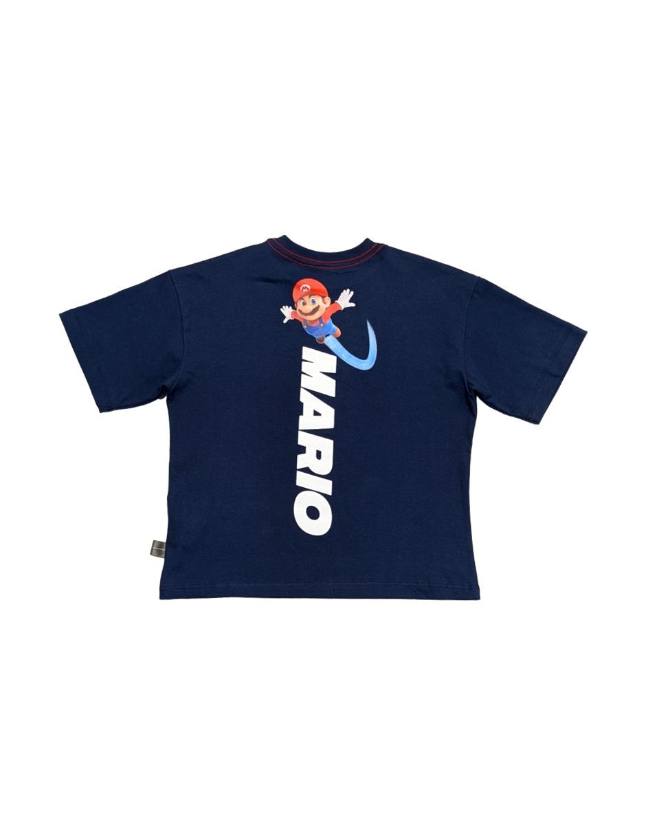 Playera mario bros mario bros mario bros manga corta infantil niño