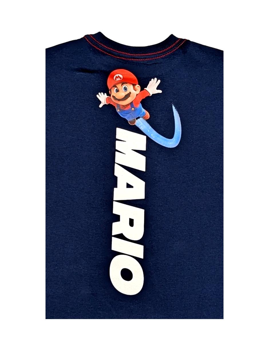 Playera mario bros mario bros mario bros manga corta infantil niño