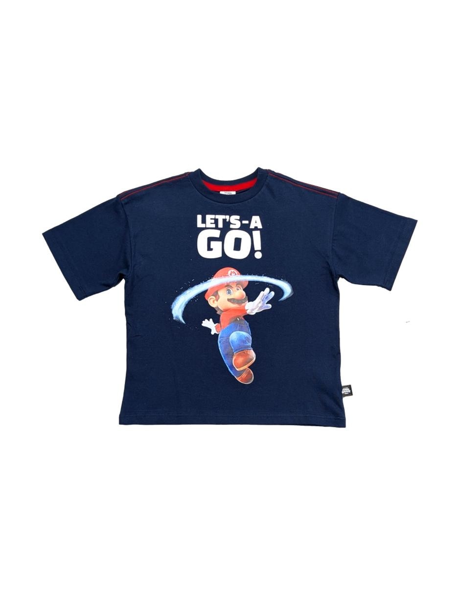 Playera mario bros mario bros manga corta infantil niño