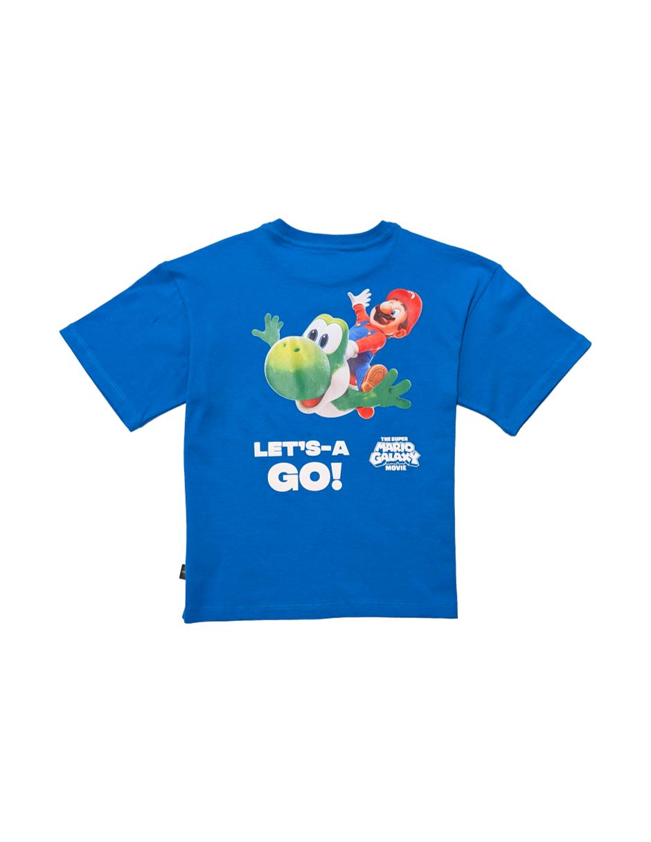 Playera mario bros mario bros mario bros manga corta infantil niño