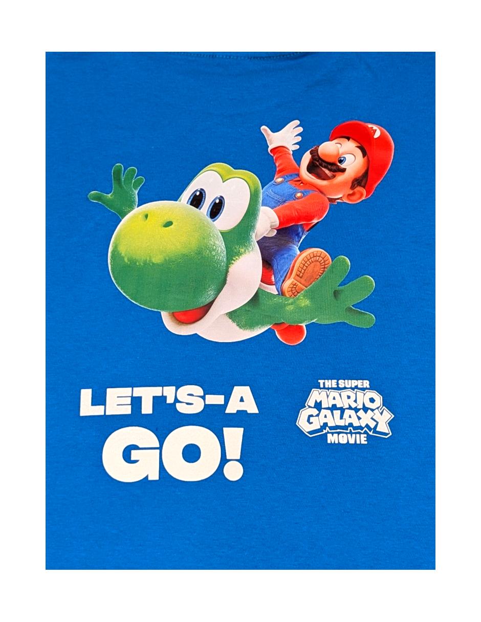 Playera mario bros mario bros mario bros manga corta infantil niño