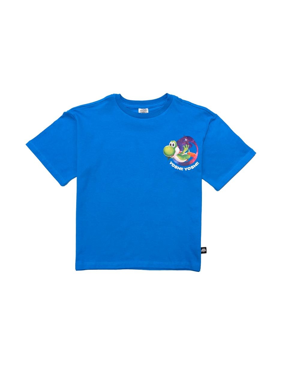 Playera mario bros mario bros manga corta infantil niño