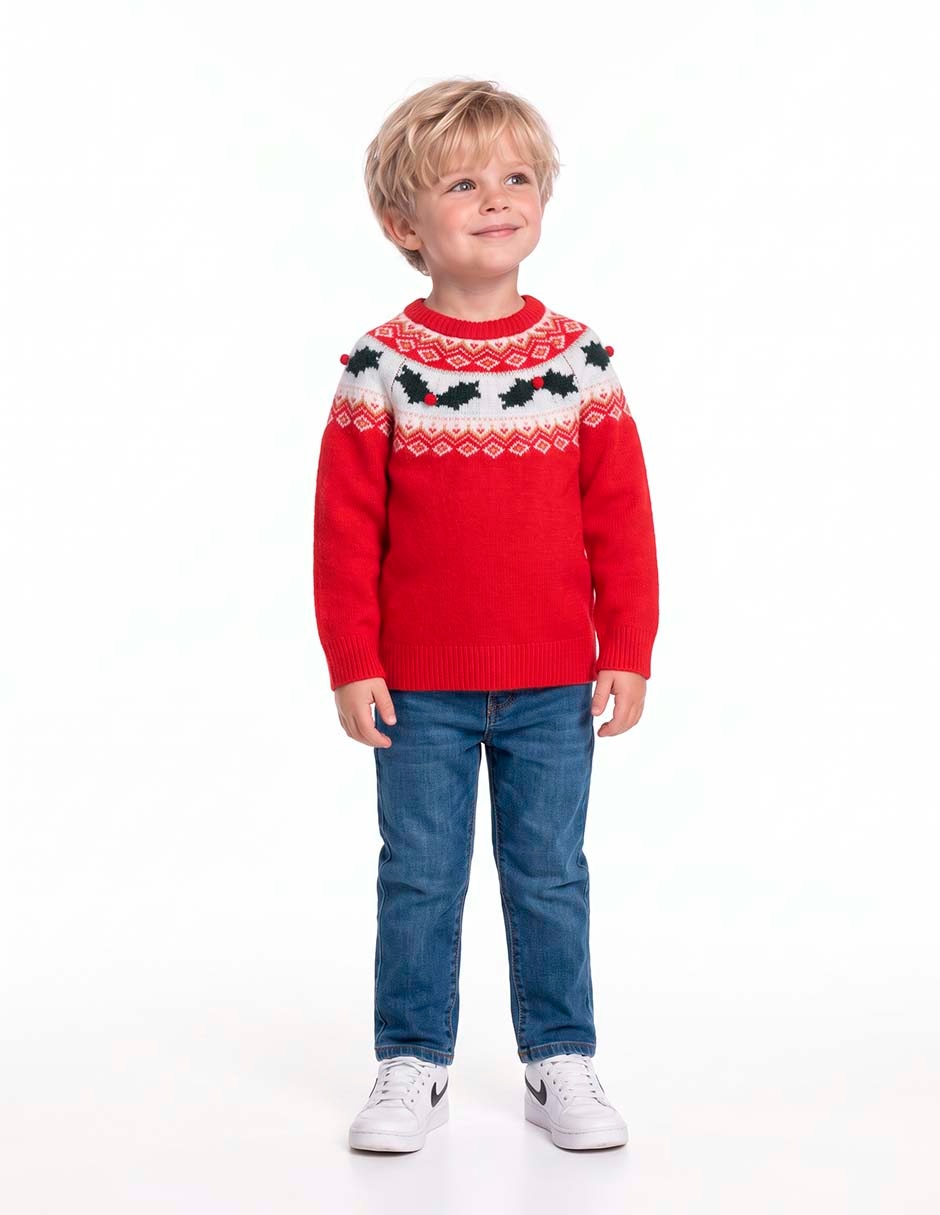 Suéter navideño para niño Suéter navideño para niño