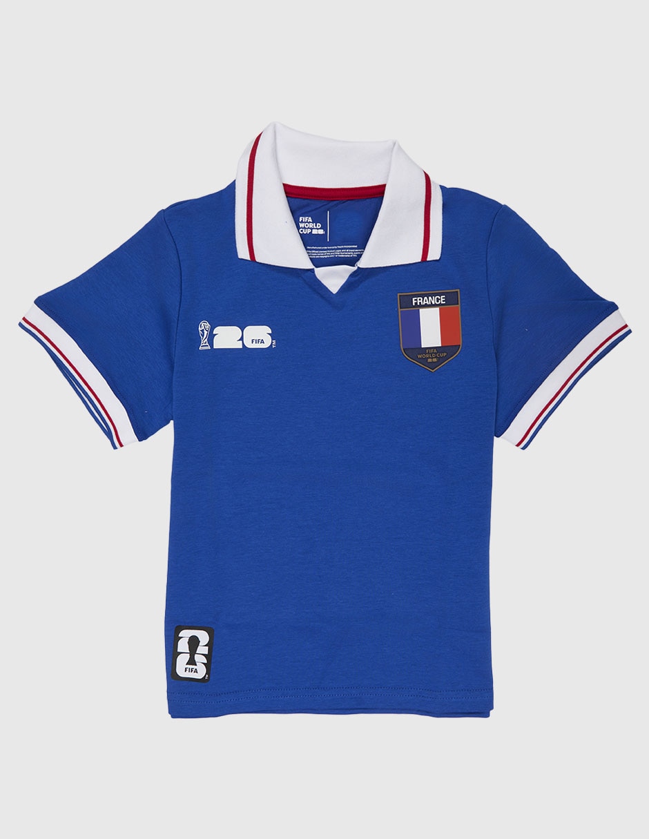 Playera tipo polo para niño Playera tipo polo para niño