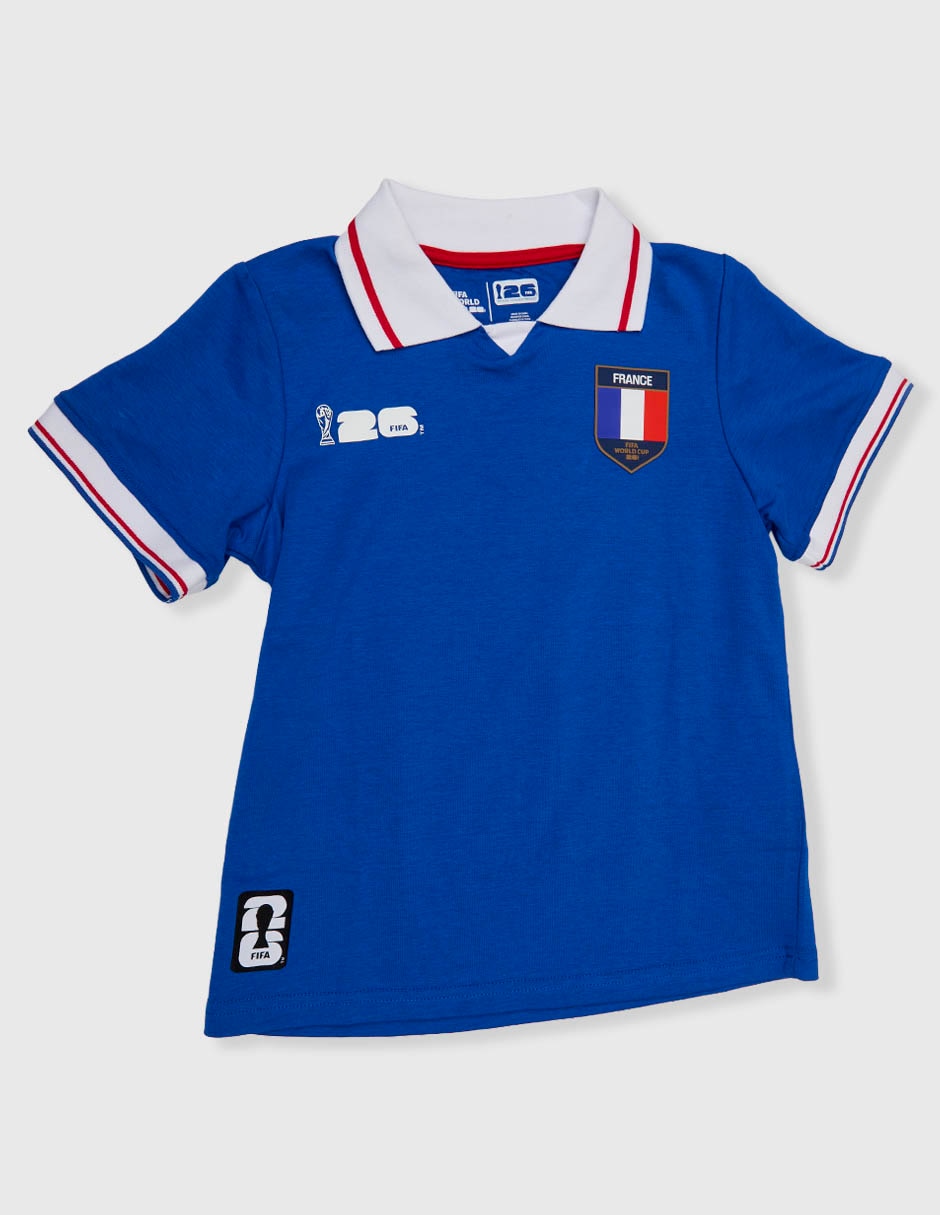 Playera tipo polo para niño 4