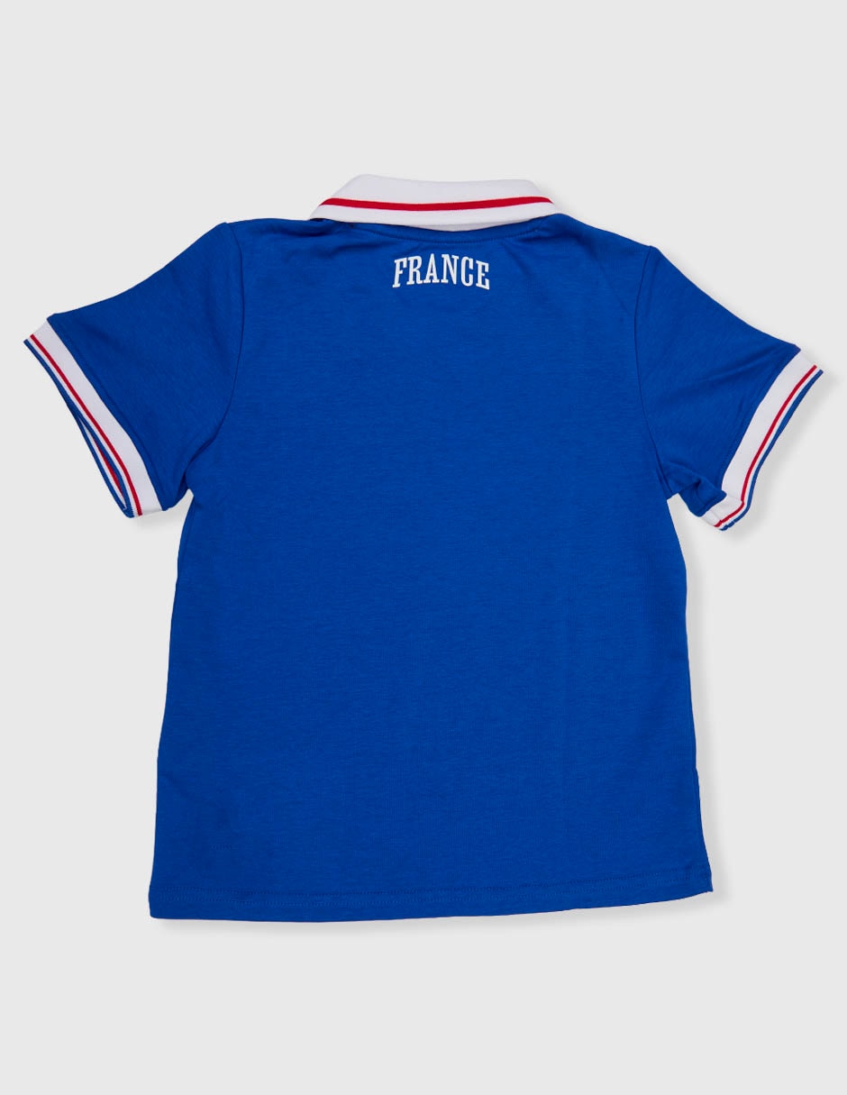 Playera tipo polo para niño 5