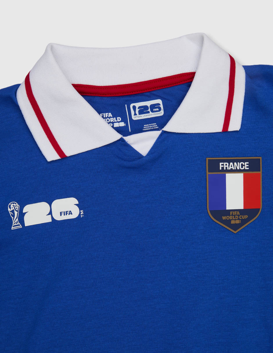 Playera tipo polo para niño 6
