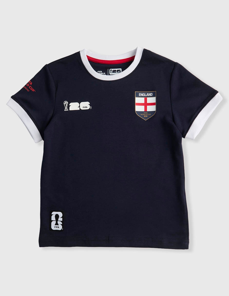 Playera Inglaterra manga corta para niño