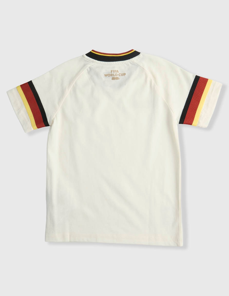 Playera Alemania manga corta para niño 4