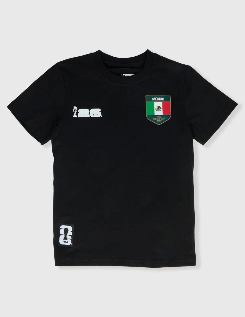 Playera fifa méxico manga corta infantil niño