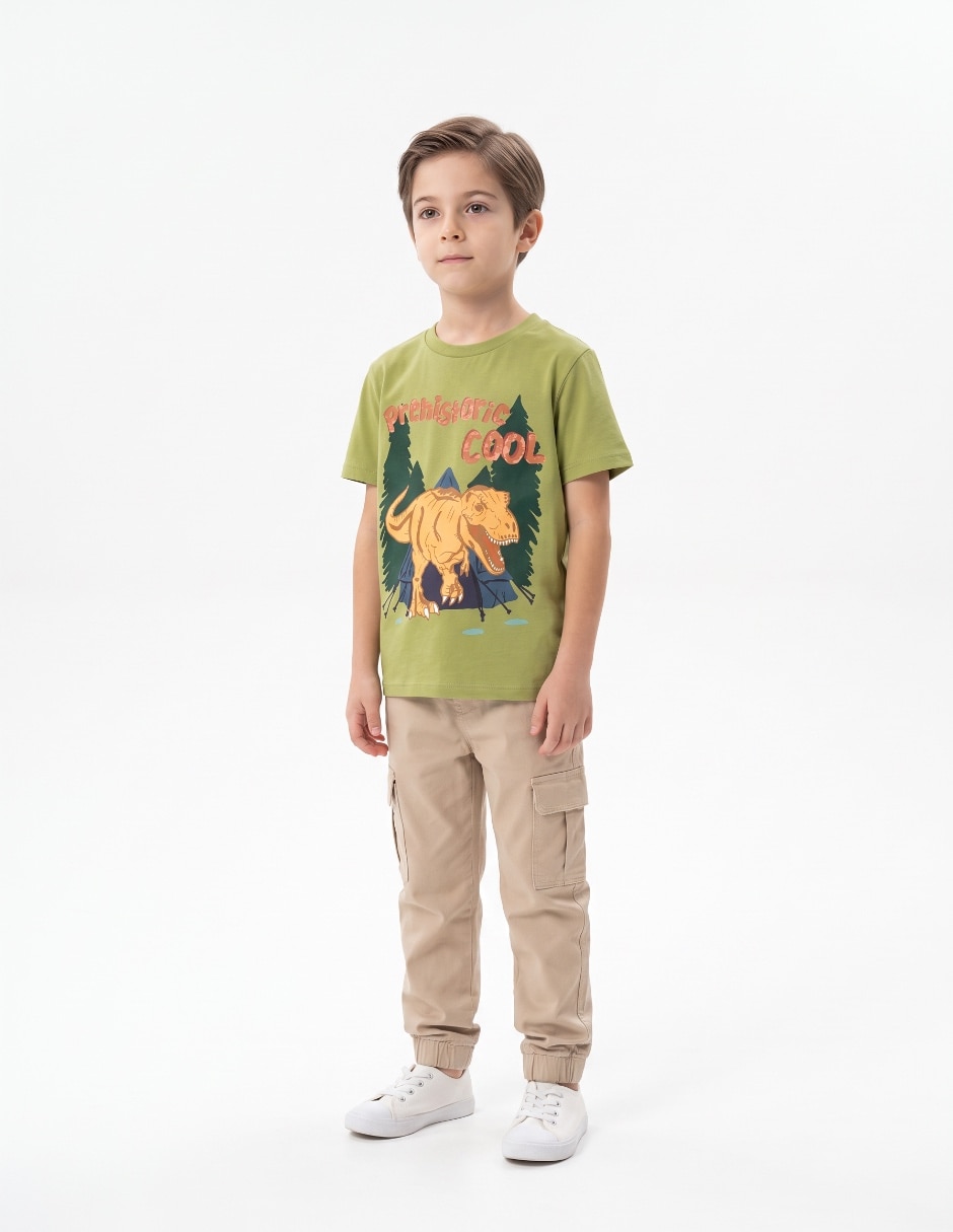 Playera manga corta para niño Playera manga corta para niño