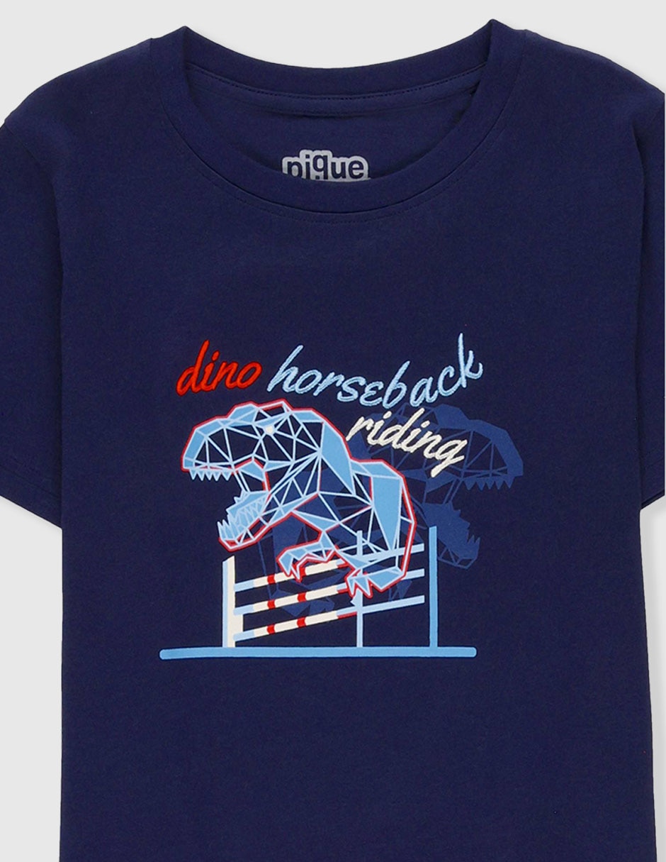 Playera manga larga para niño