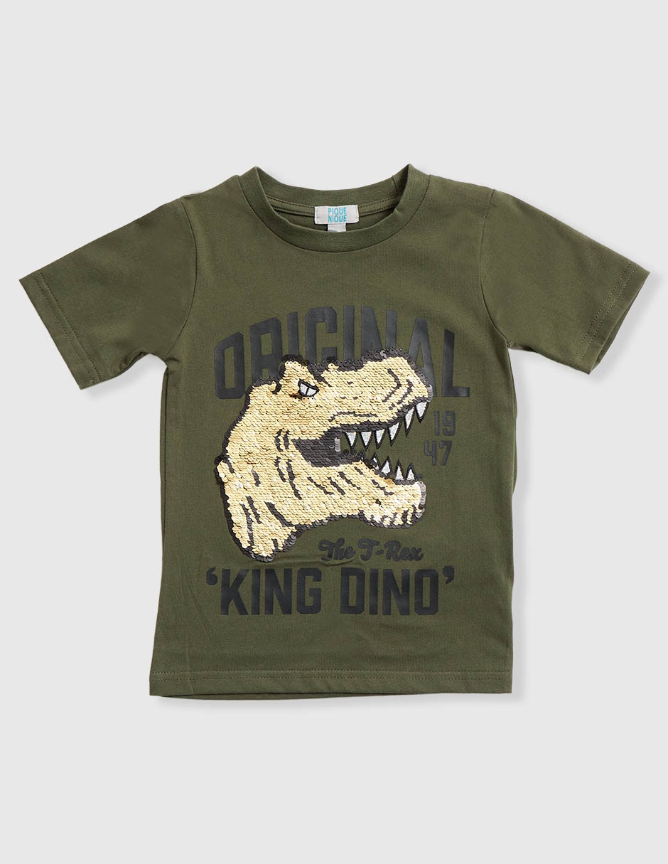 Playera manga corta para niño