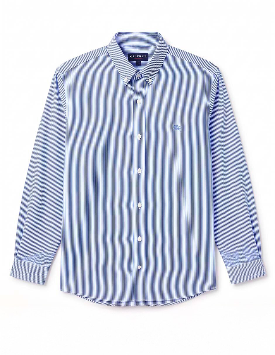 Camisa de algodón manga larga para niño Camisa de algodón manga larga para niño