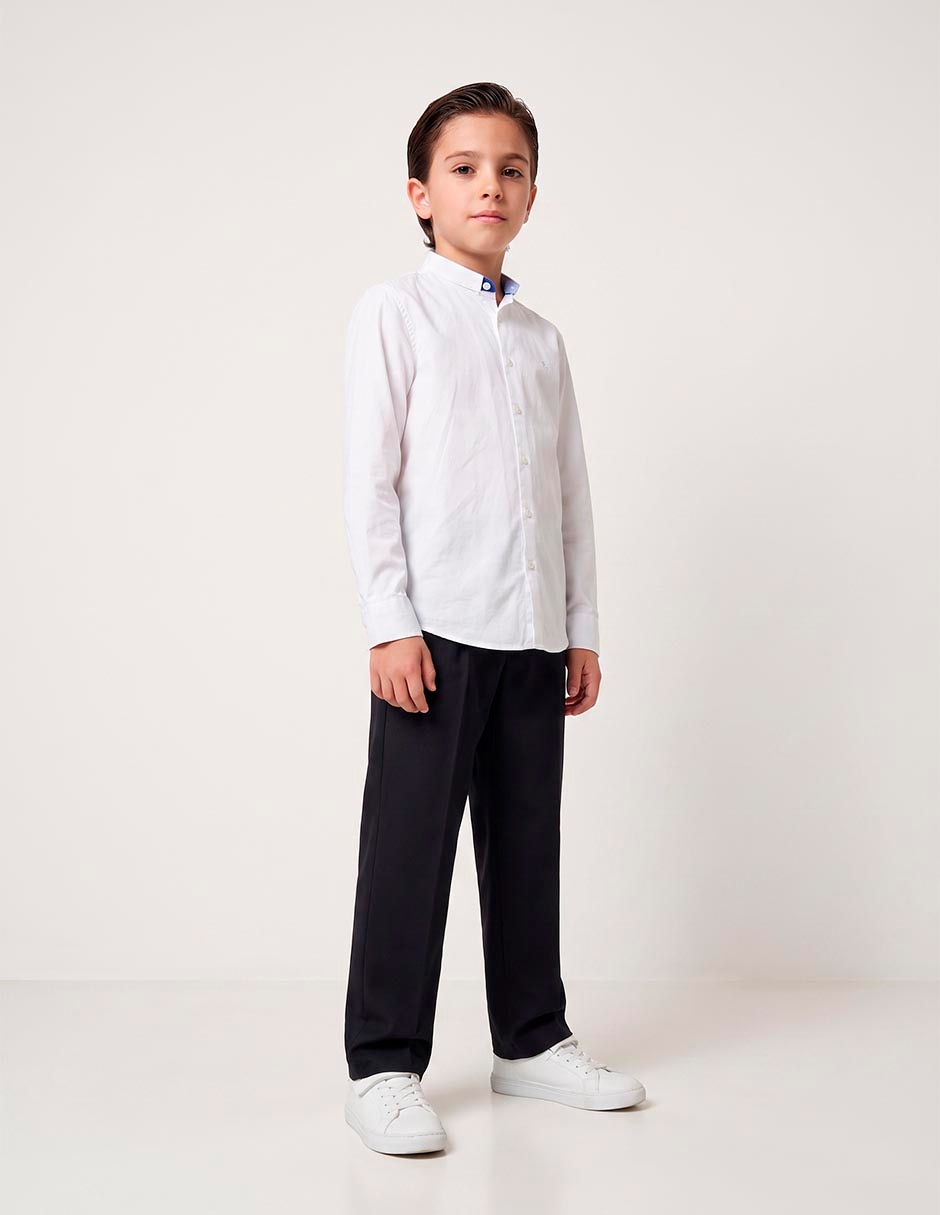 Camisa de vestir zilery´s manga larga para niño 3