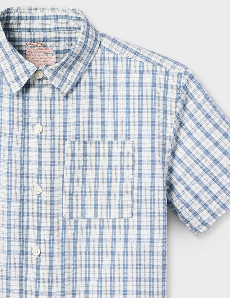 Camisa casual manga corta para niño 2