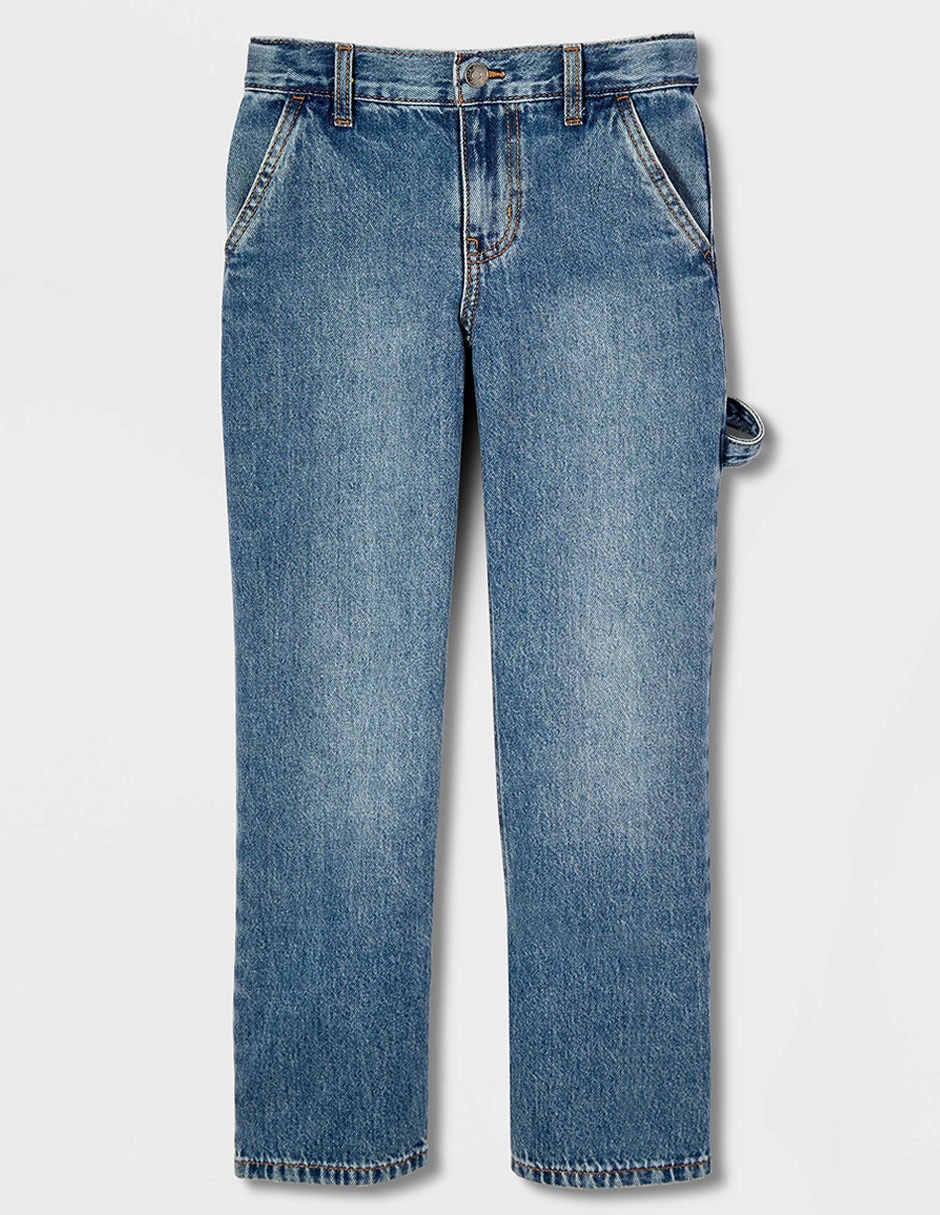 Jeans straight de algodón para niño 2