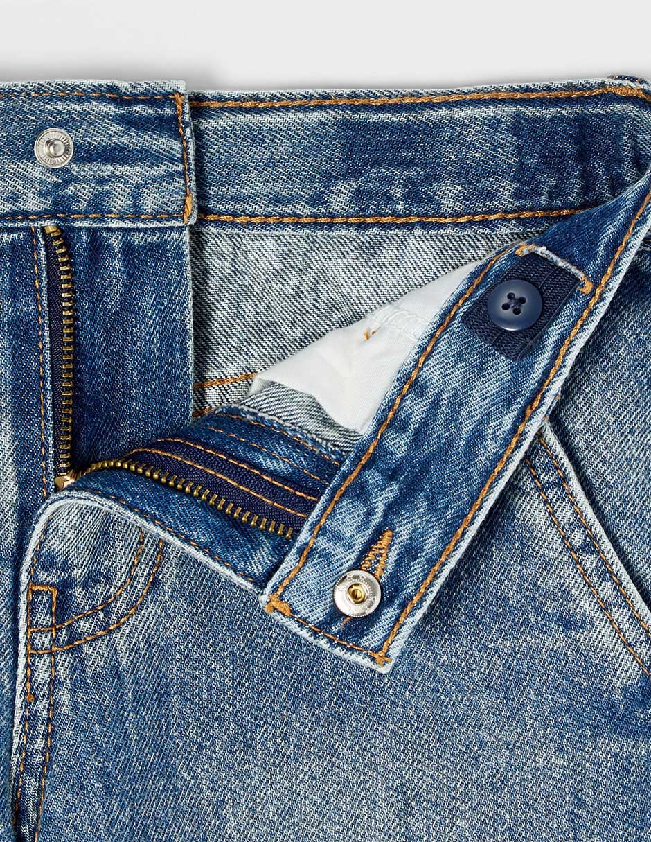 Jeans straight de algodón para niño 5