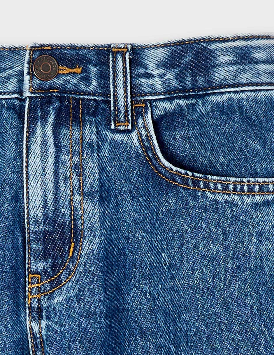 Jeans amplio de algodón para niño 4