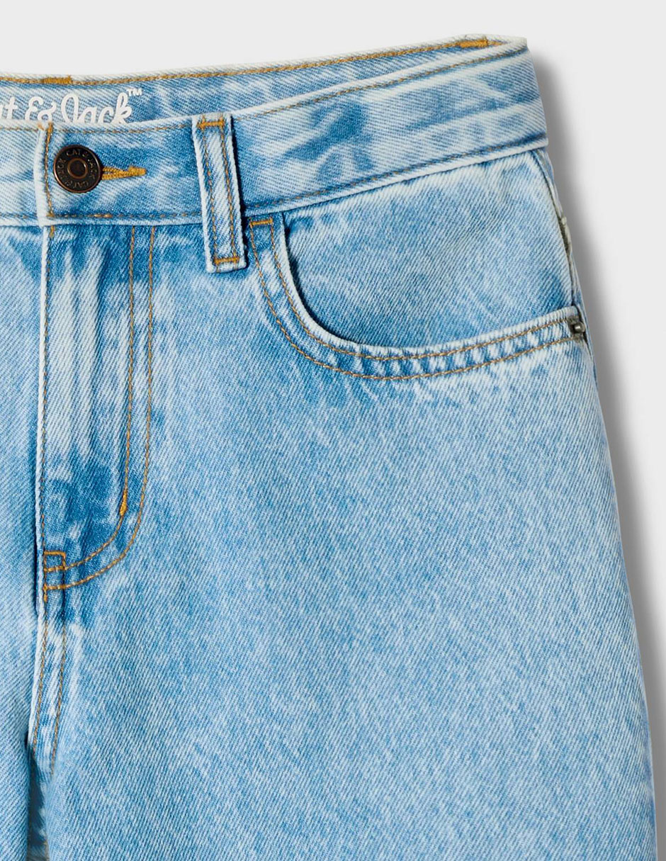 Jeans amplio de algodón para niño 3