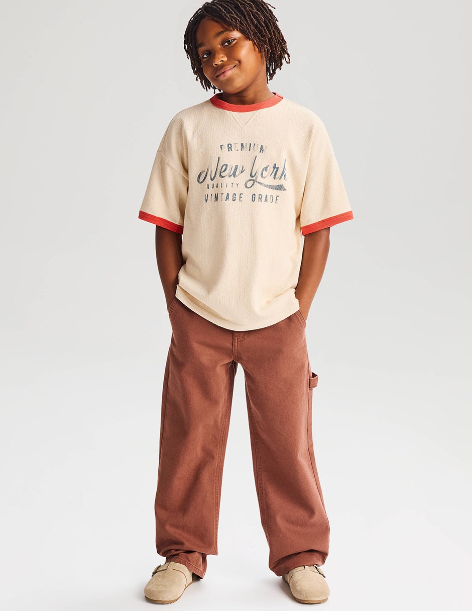 Playera manga corta para niño Playera manga corta para niño