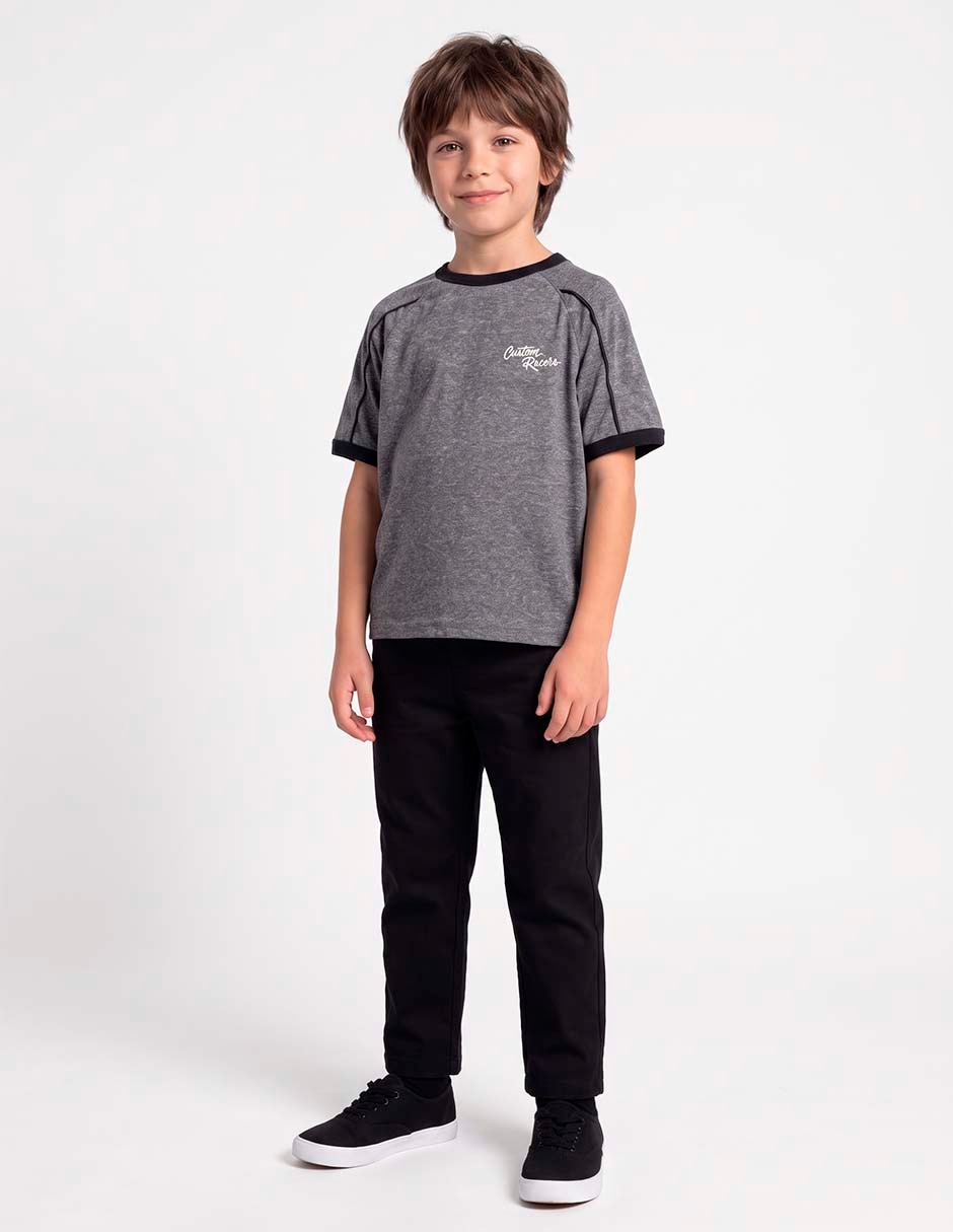 Playera manga corta para niño Playera manga corta para niño