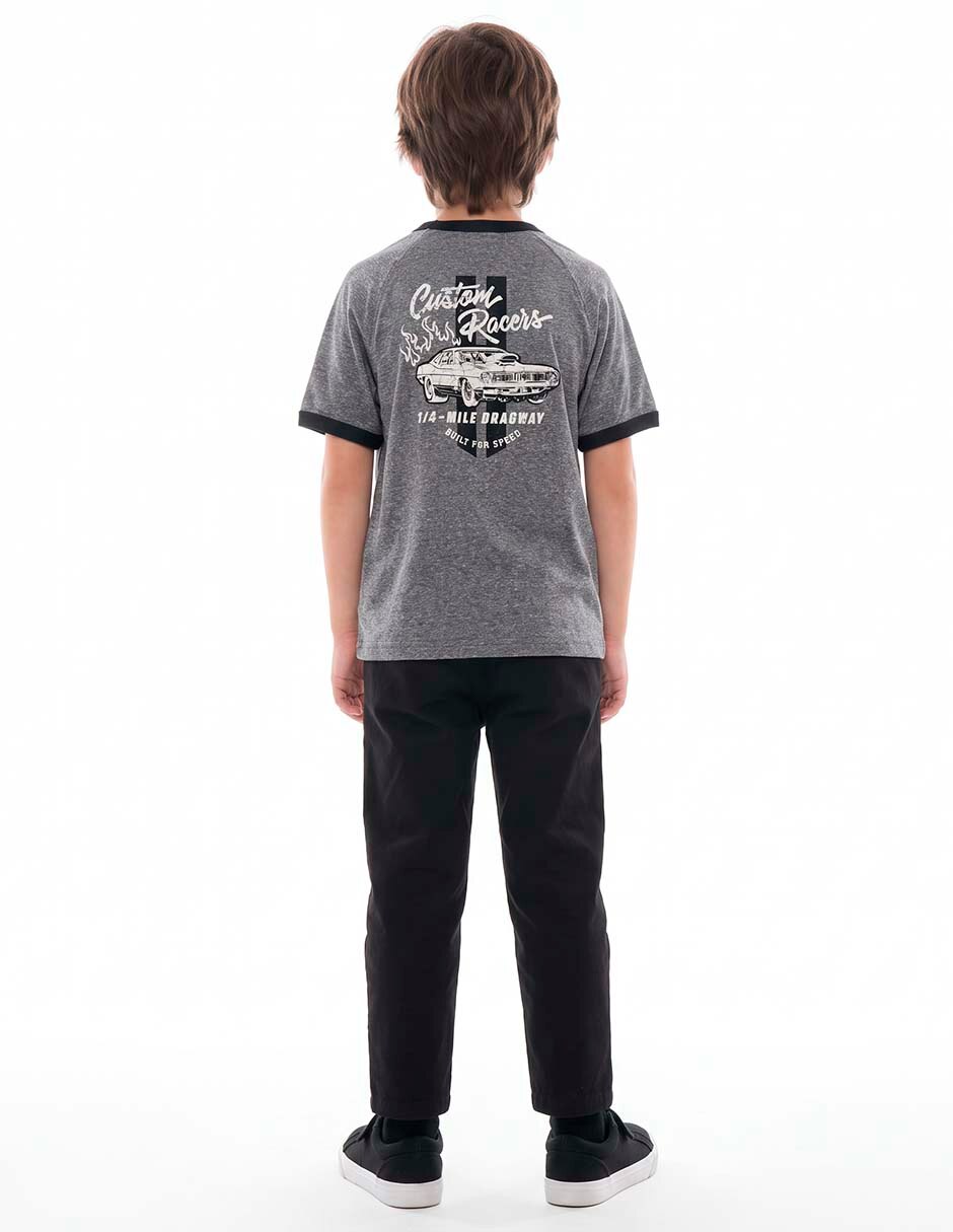 Playera manga corta para niño 5