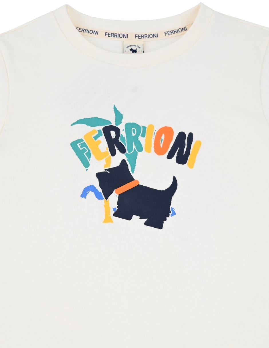 Playera Ferrioni Alore manga corta para niño