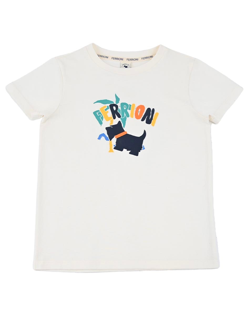 Playera Alore manga corta para niño