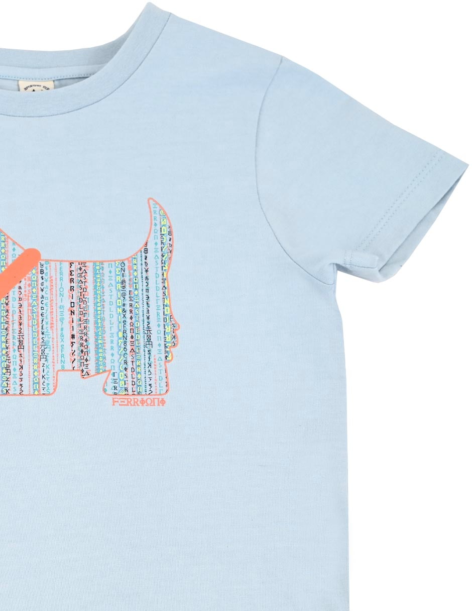 Playera Ferrioni manga regular para niño